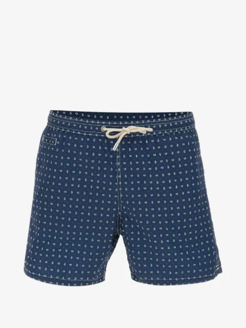 MC2 Saint Barth Lighting Micro paisley-print drawstring swim shorts