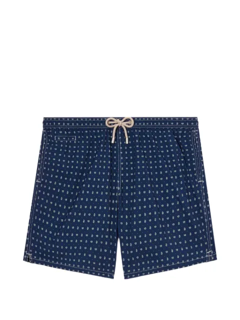 MC2 Saint Barth Lighting Micro Badeshorts mit Paisley-Print