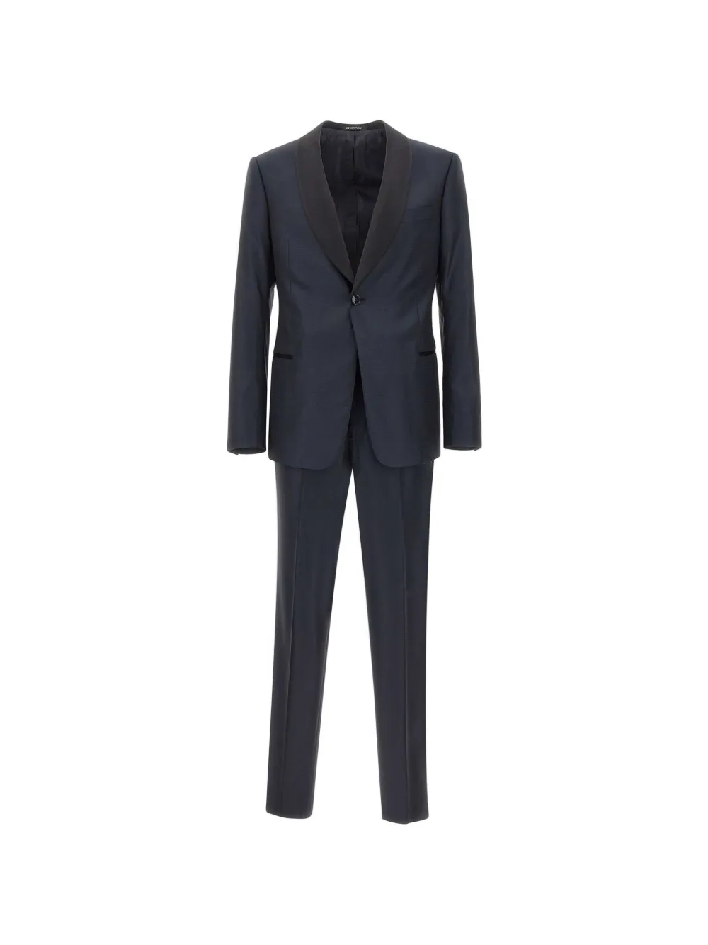 Emporio Armani shawl lapels single-breasted suit - Blu