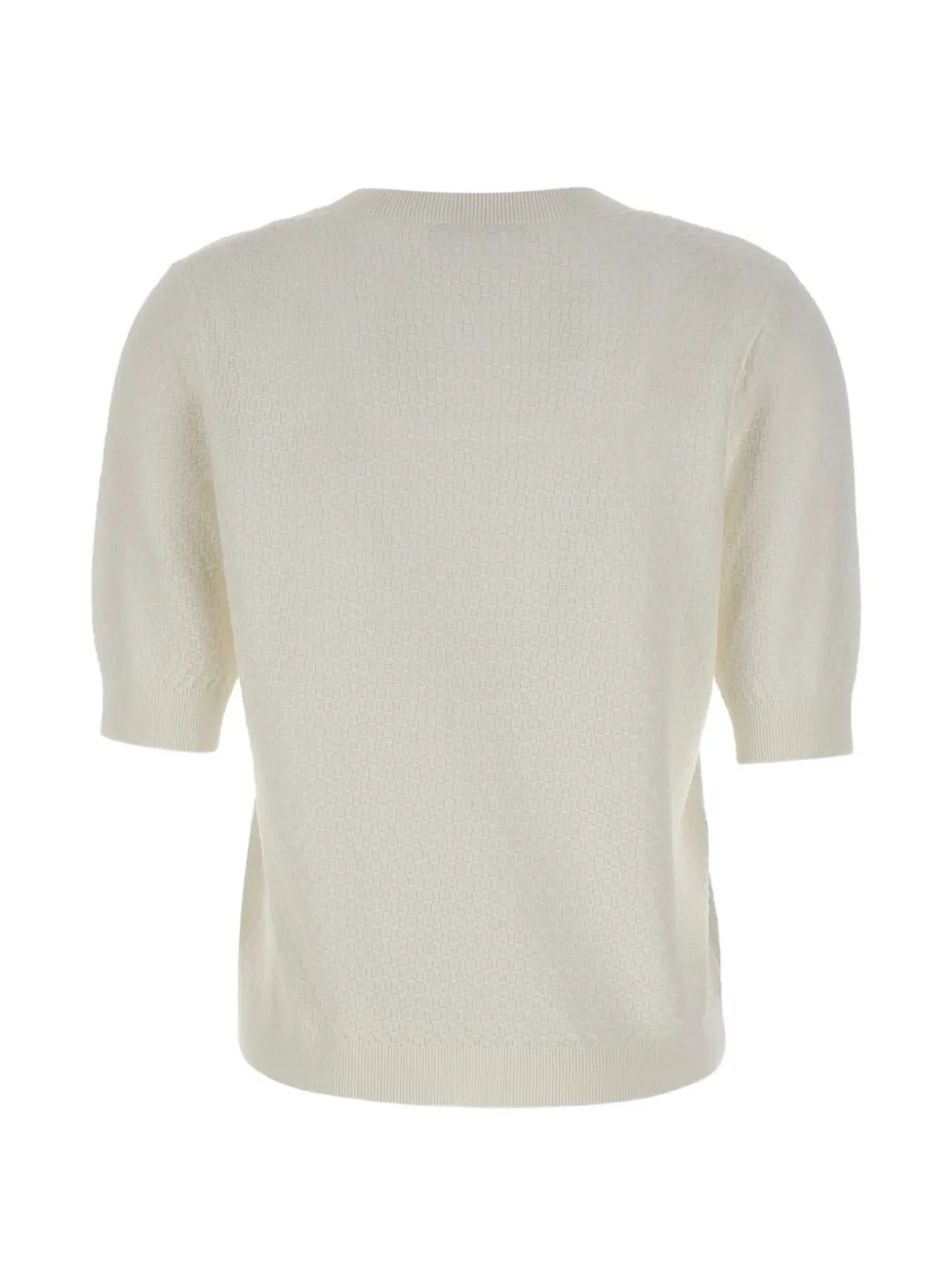 Kangra Geweven T-shirt Wit