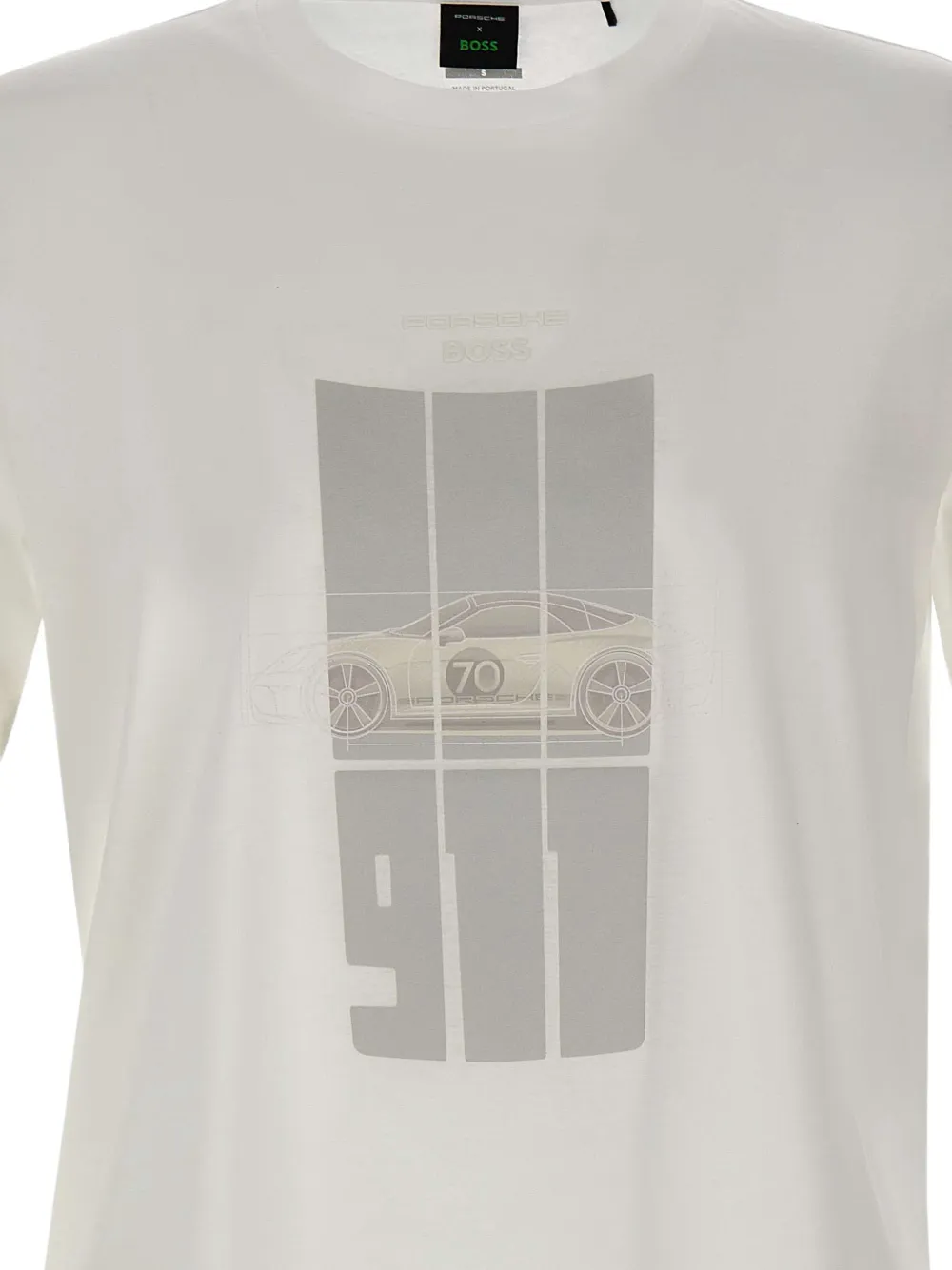 BOSS x Porsche Spirit70 GRX T-shirt met korte mouwen Wit
