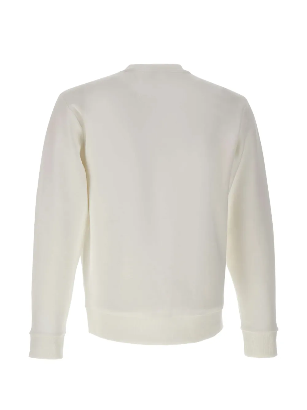  Boss Logo Ribbed Crew-neck Sweatshirt - Neutrals 