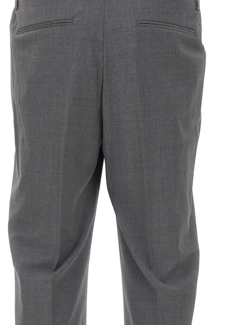 DEVORE Geplooide broek met cuffs Grijs