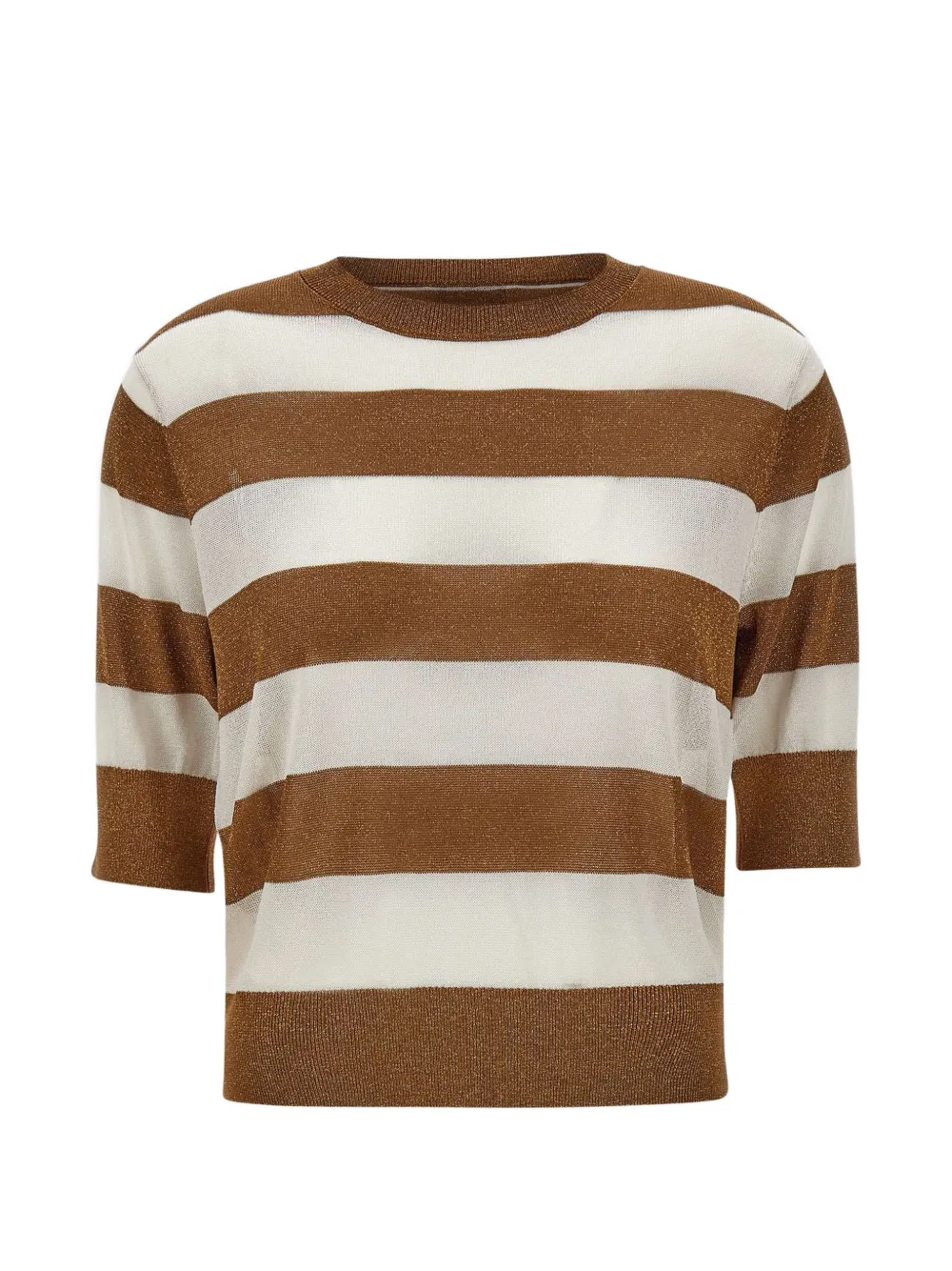 Kangra striped sweater - Marrone