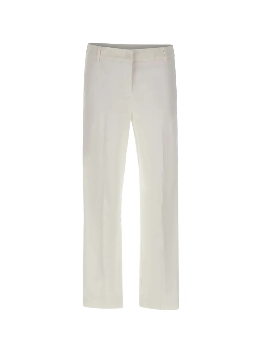 Marella belt loops crease trousers - Bianco