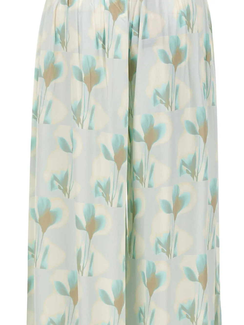 BOSS Broek met bloemen Beige