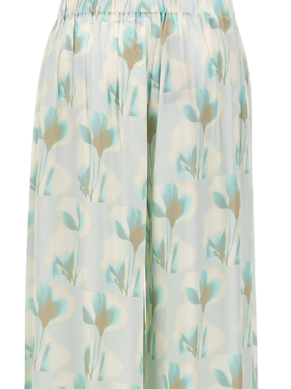 BOSS Broek met bloemen Beige