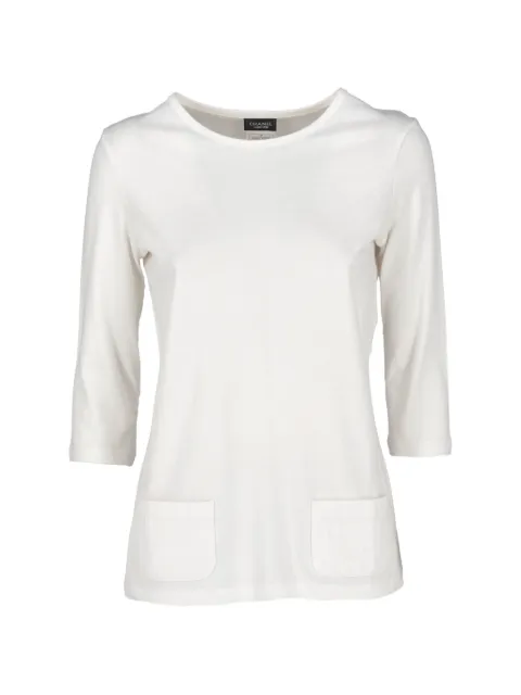 CHANEL Pre-Owned patch-pocket T-shirt