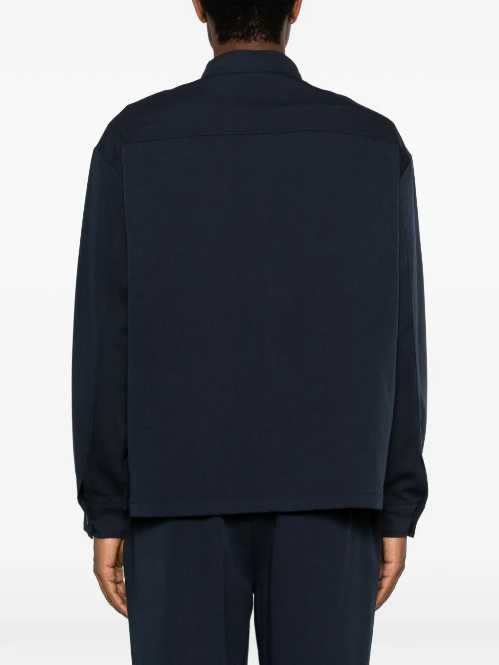 IMPERIAL Shirtjack met klepzak Blauw
