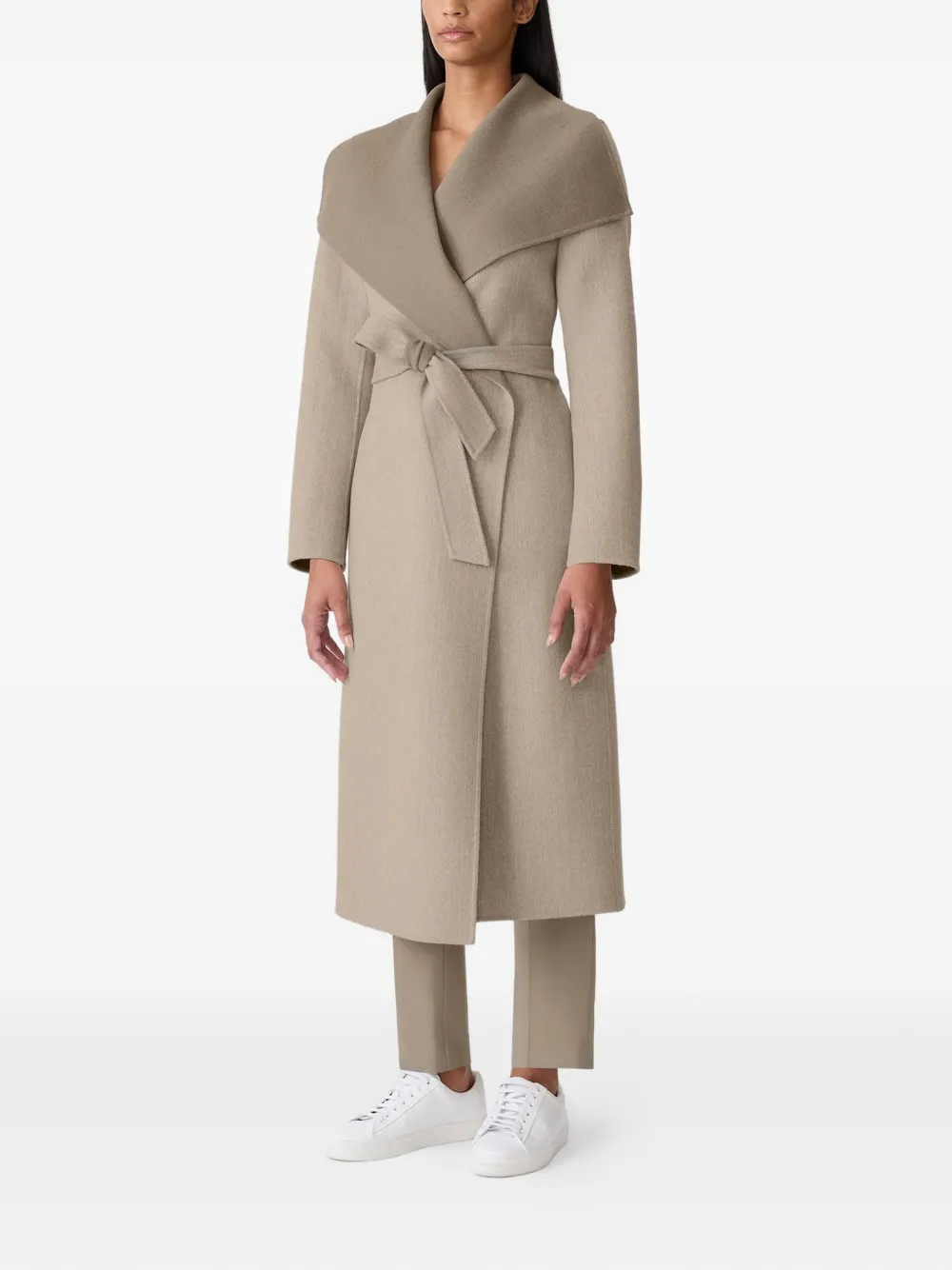  Mackage Mai-hb Shawl Belted Coat - Neutrals 