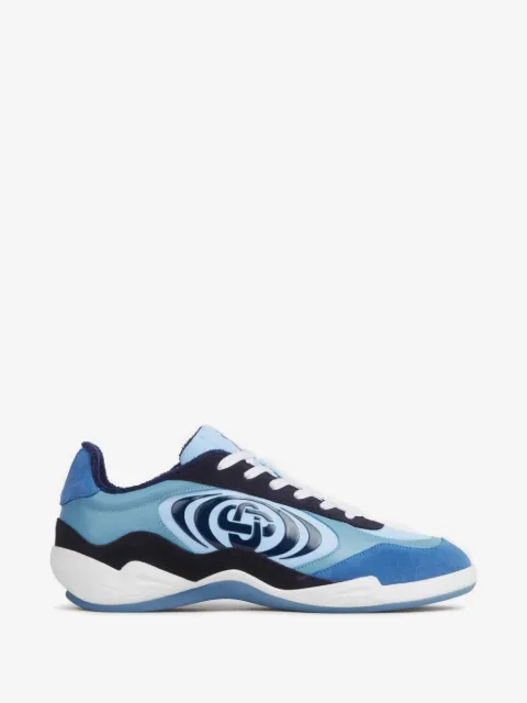 Casablanca logo-detail leather sneakers