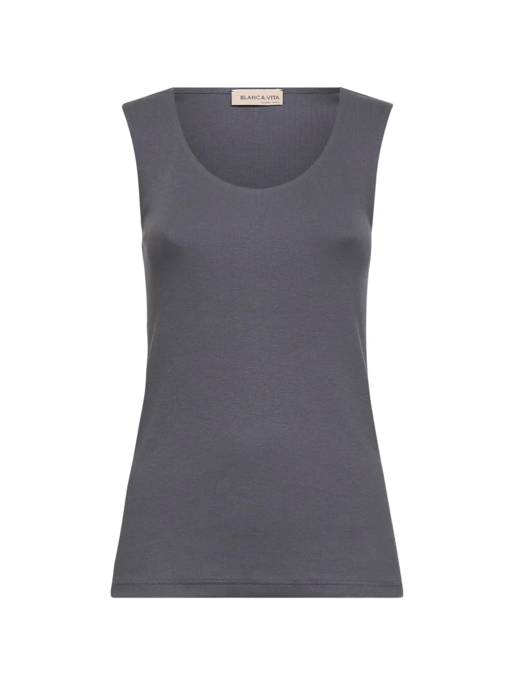 Blanca Vita sleeveless top - Grigio