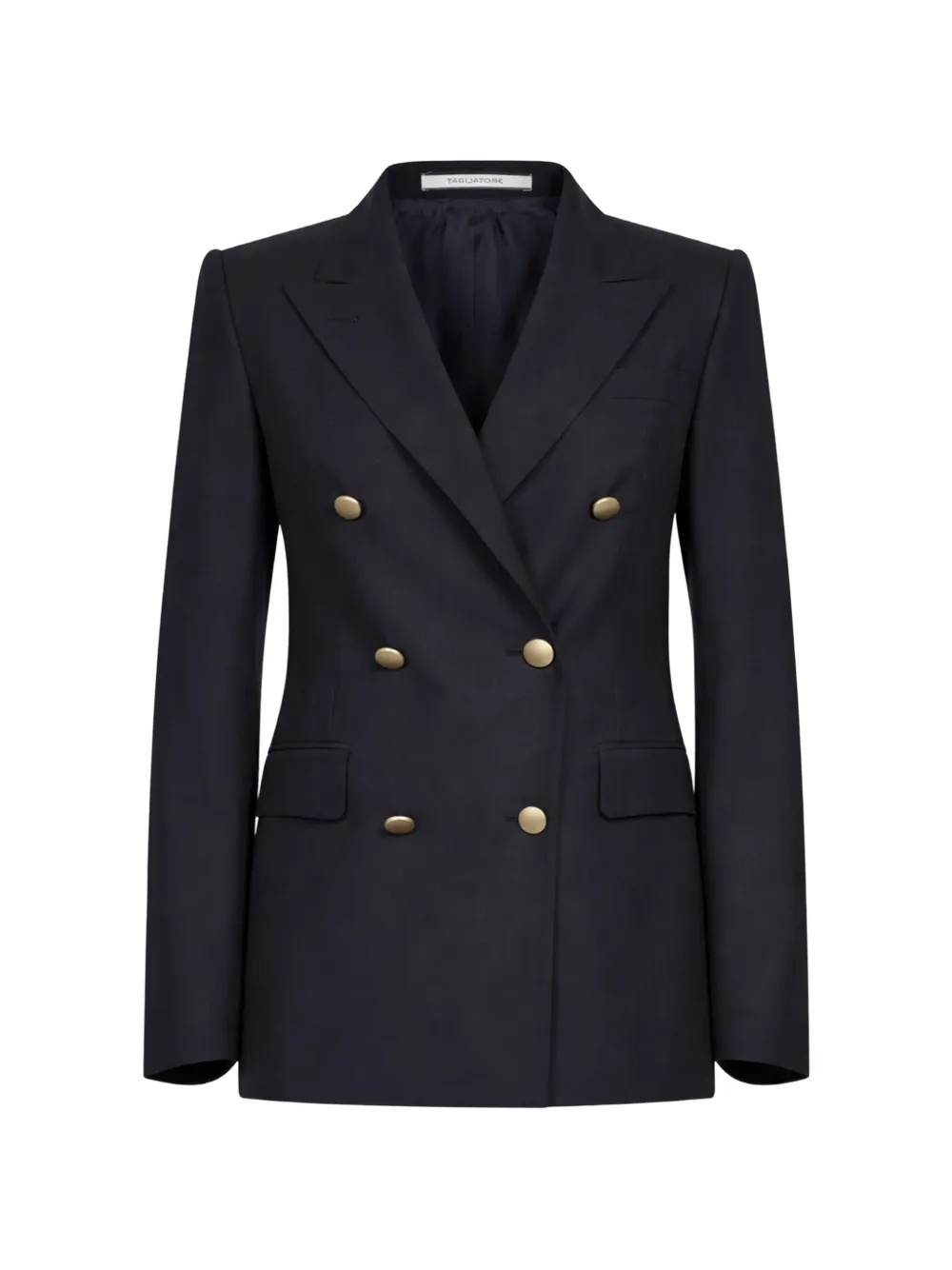Tagliatore six-button peak-lapel blazer - Blu