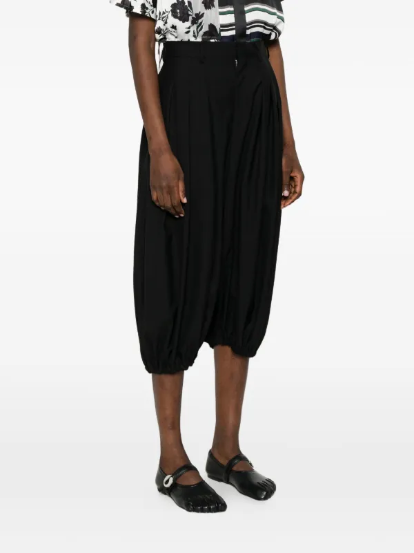 COMME des GARÇONS ブラックプリーツパンツ XS Comme Des Garçons プリーツ パンツ | ブラック | FARFETCH JP