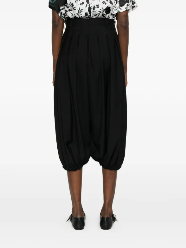 Comme Des Garçons プリーツ パンツ | ブラック | FARFETCH JP