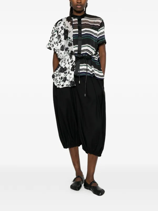 Comme Des Garçons プリーツ パンツ | ブラック | FARFETCH JP