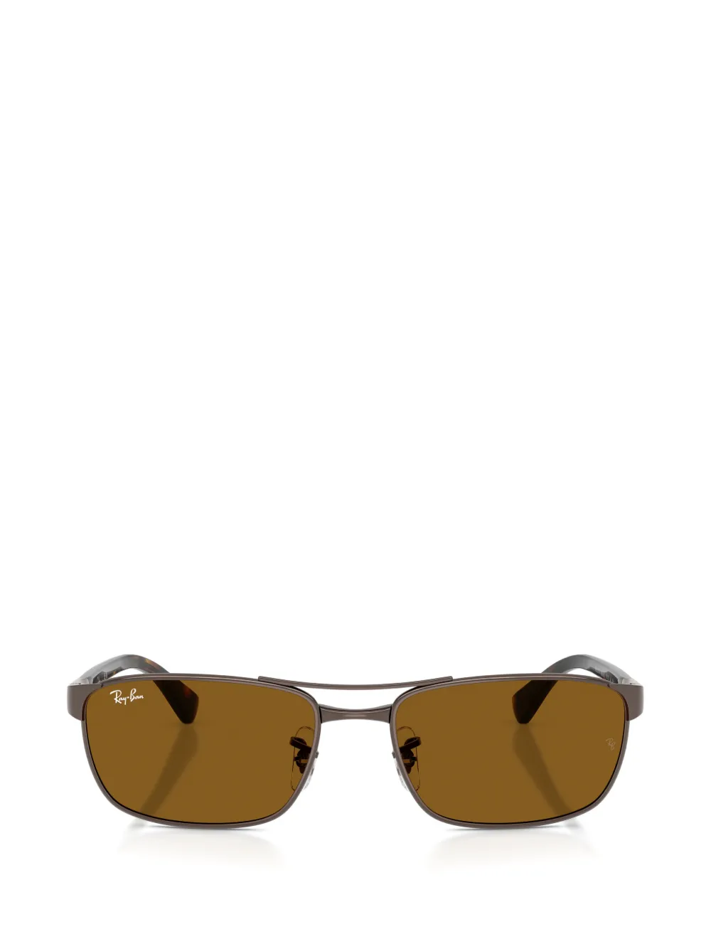 Ray-Ban rectangle-frame sunglasses - Marrone
