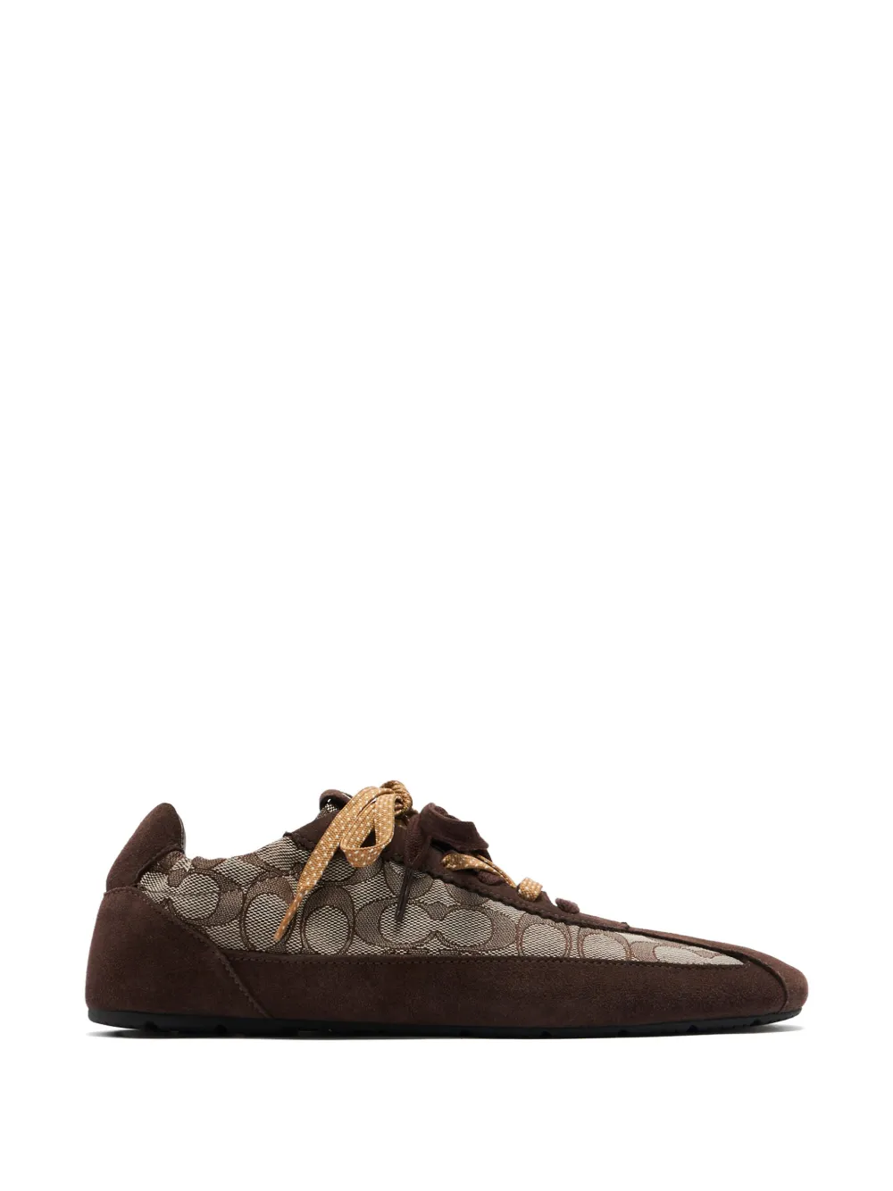 Coach In Signature monogram suede sneakers Bruin