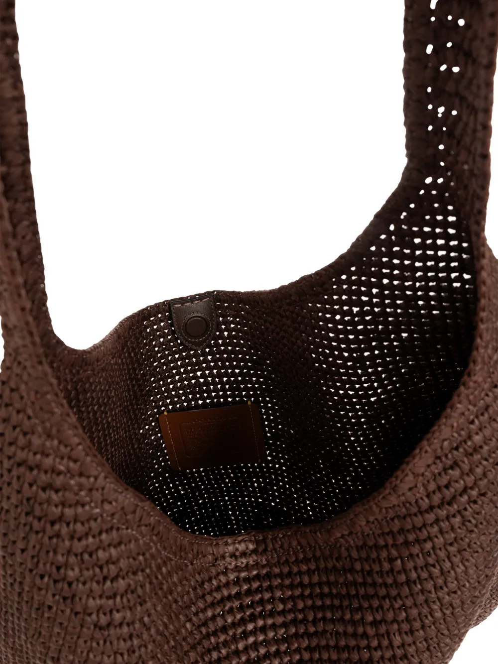 Coach 39 Brooklyn shopper met logo Bruin