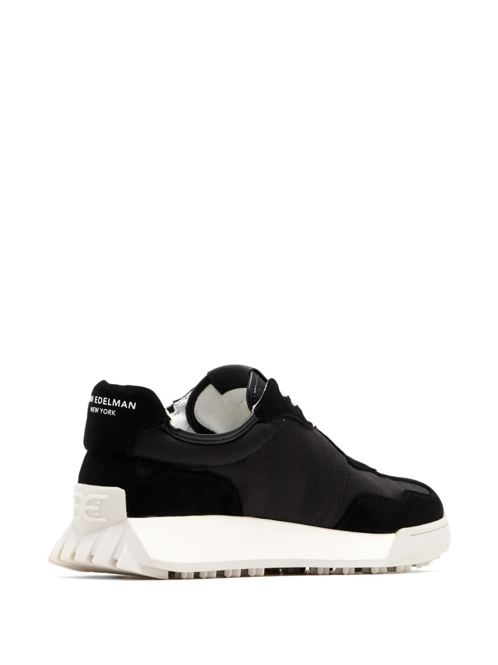 Sam Edelman Langley panelled logo-patch sneakers Zwart