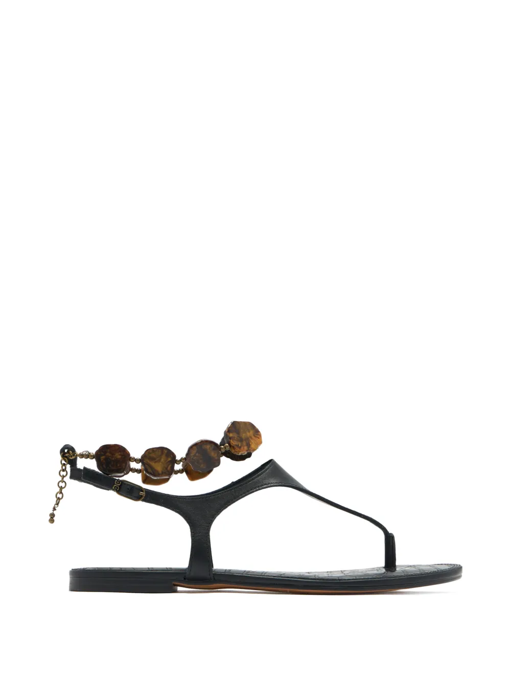 Sam Edelman Canna Thong crocodile-effect sandals - Nero