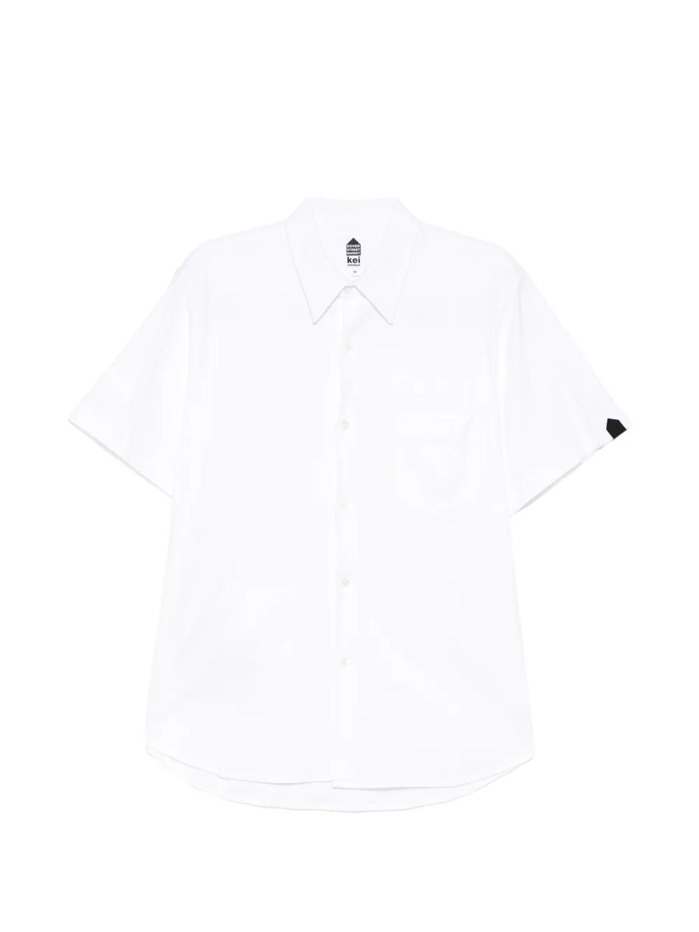Dover Street Market x Kei Ninomiya patched shirt - Bianco