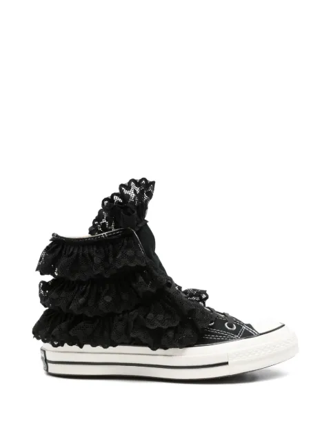 Converse lace-embellishment sneakers