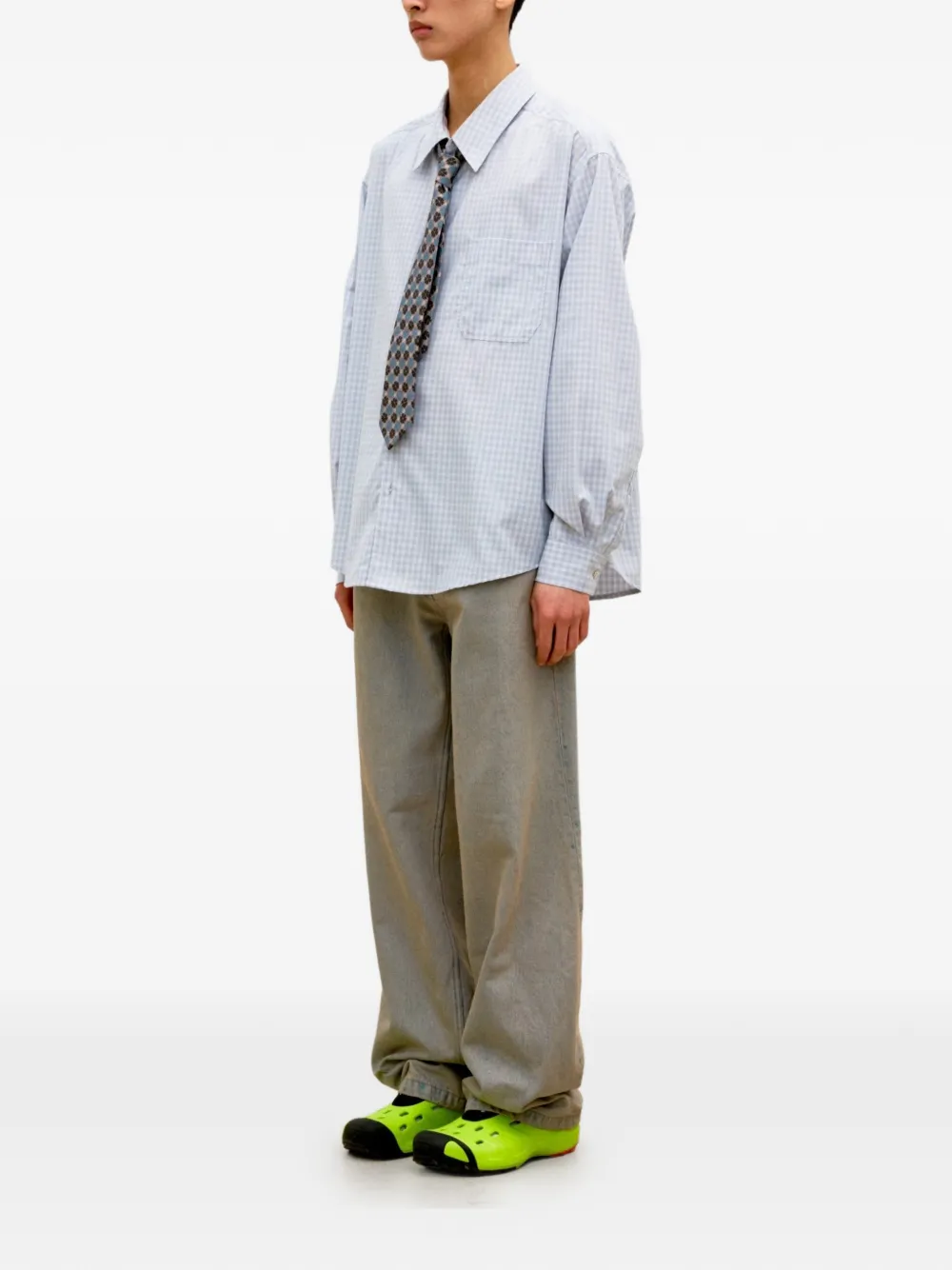  Coor Belt-loop Pocket Jeans - Neutrals 