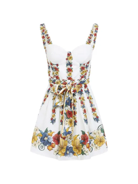 FARM Rio floral-print mini dress
