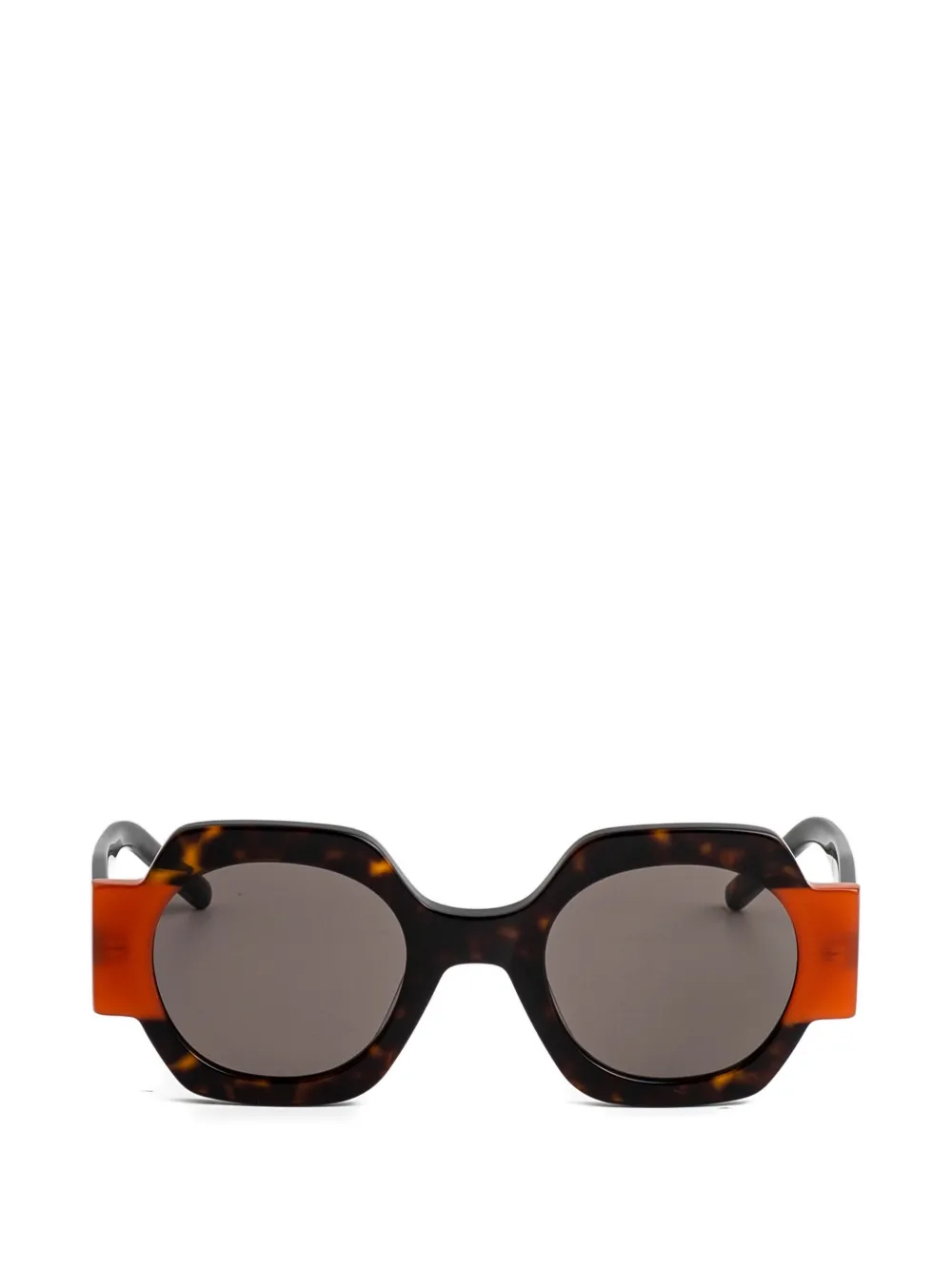 Kaleos Cabana geometric sunglasses - Braun