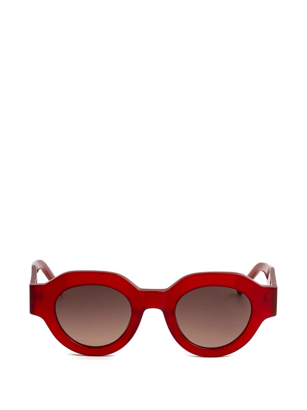 Kaleos Travers round-frame sunglasses - Rot
