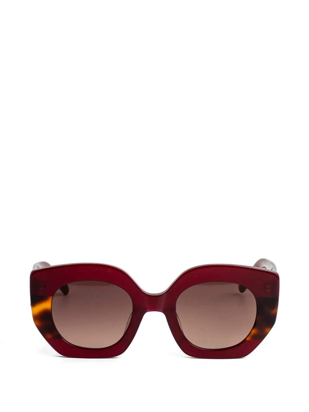Kaleos Alexander geometric sunglasses - Rosso
