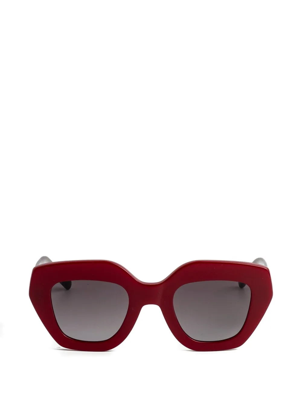 Kaleos Halsey geometric sunglasses - Rosso