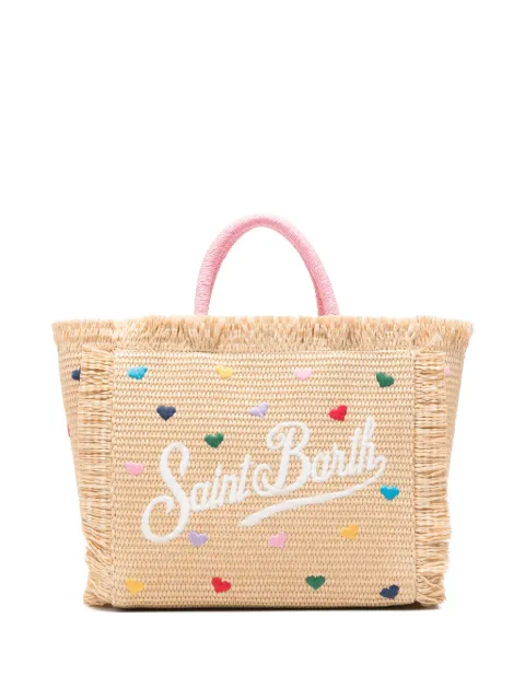 MC2 Saint Barth bolso shopper con corazón bordado