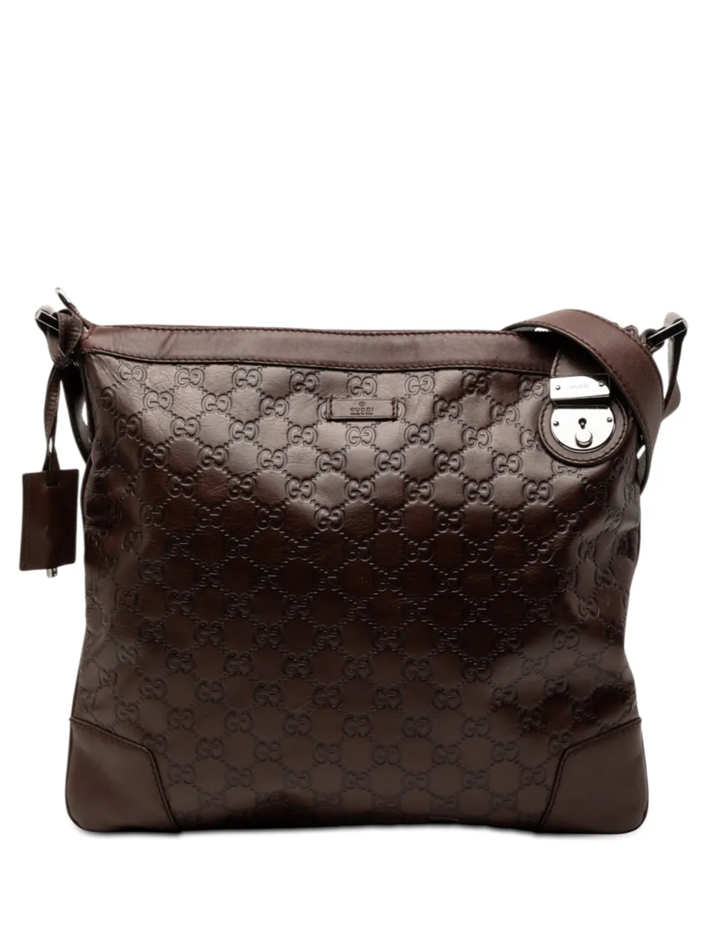 Gucci Pre-Owned 2000-2015 Guccissima crossbody bag - Marrone