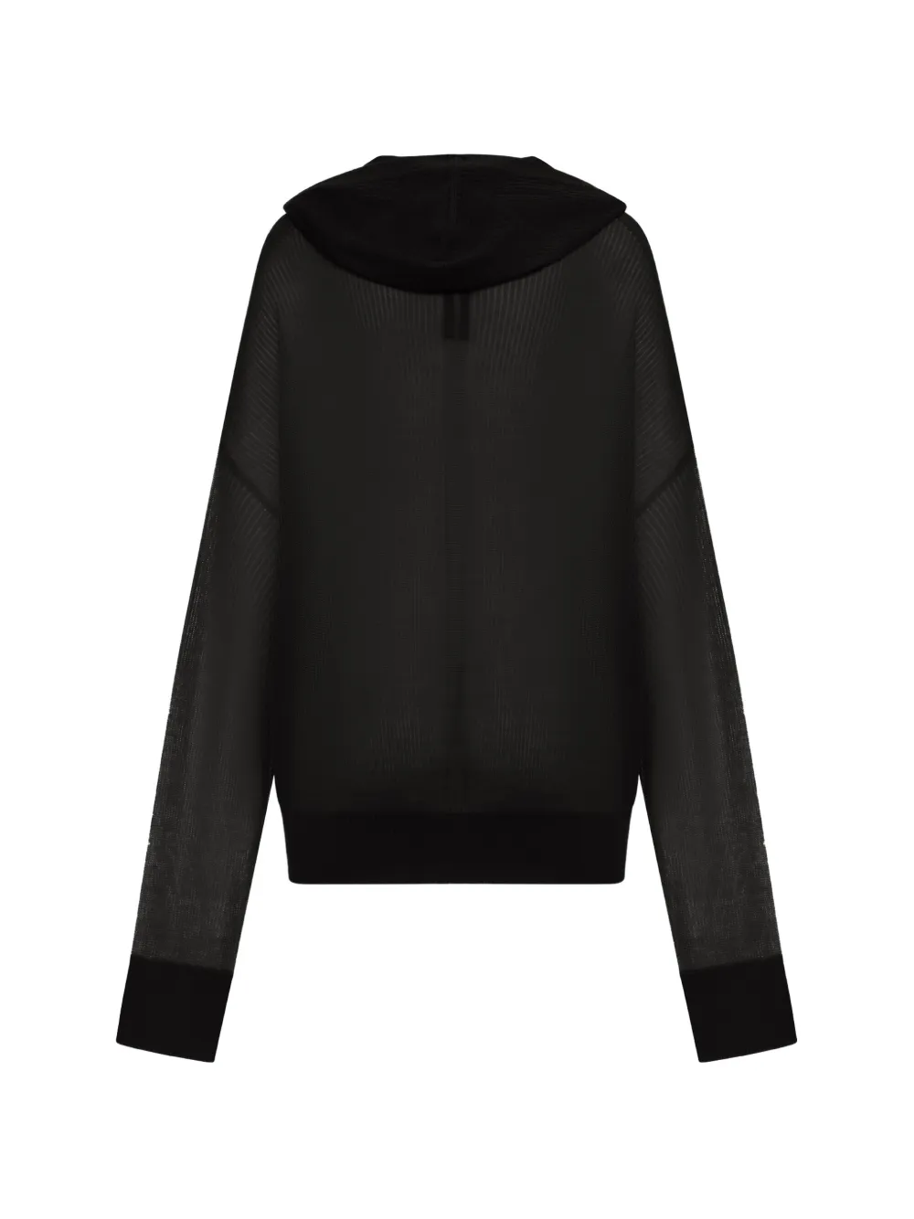 Rick Owens Trui met capuchon en lange mouwen Zwart