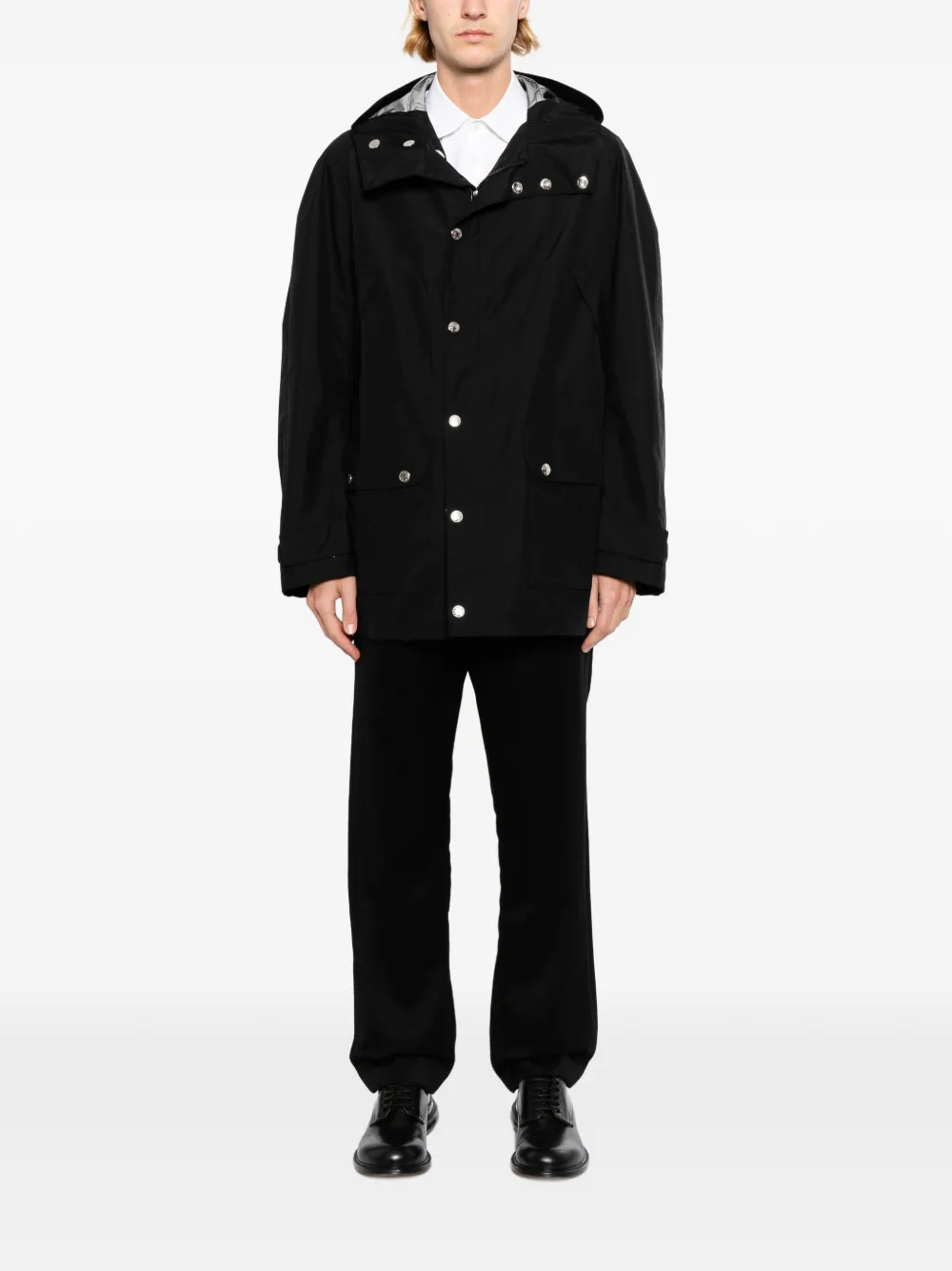 Junya Watanabe MAN Jack met capuchon Zwart