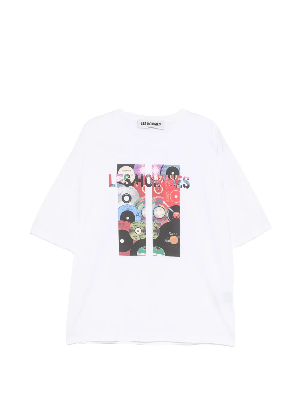 Les Hommes Urban graphic-print T-shirt - Bianco