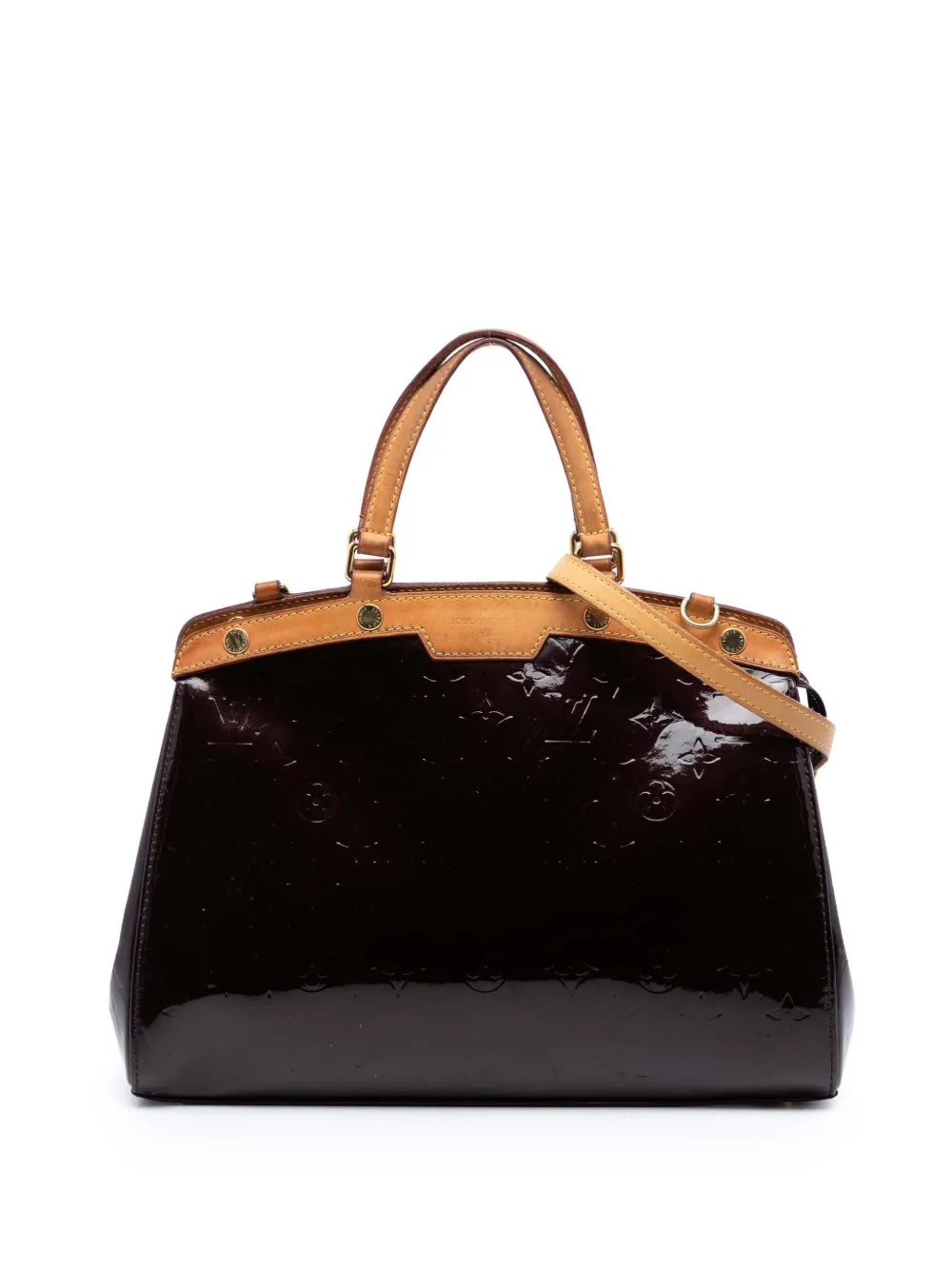 Louis Vuitton Pre-Owned 2000-2020 Monogram Vernis Brea MM satchel - Viola