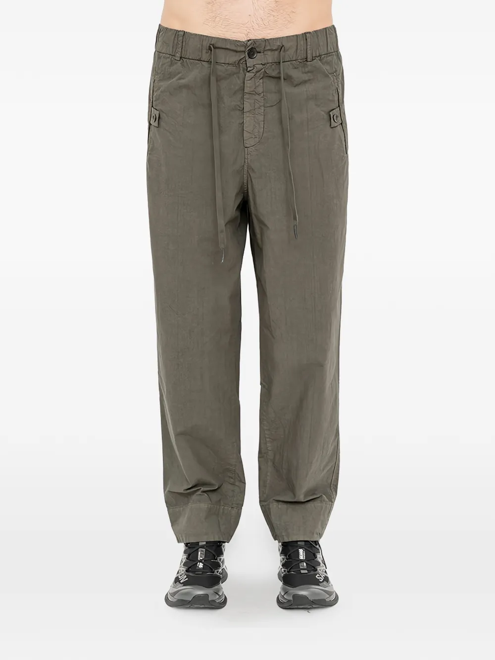 Andrea Ya'aqov drawstring trousers - Marrone