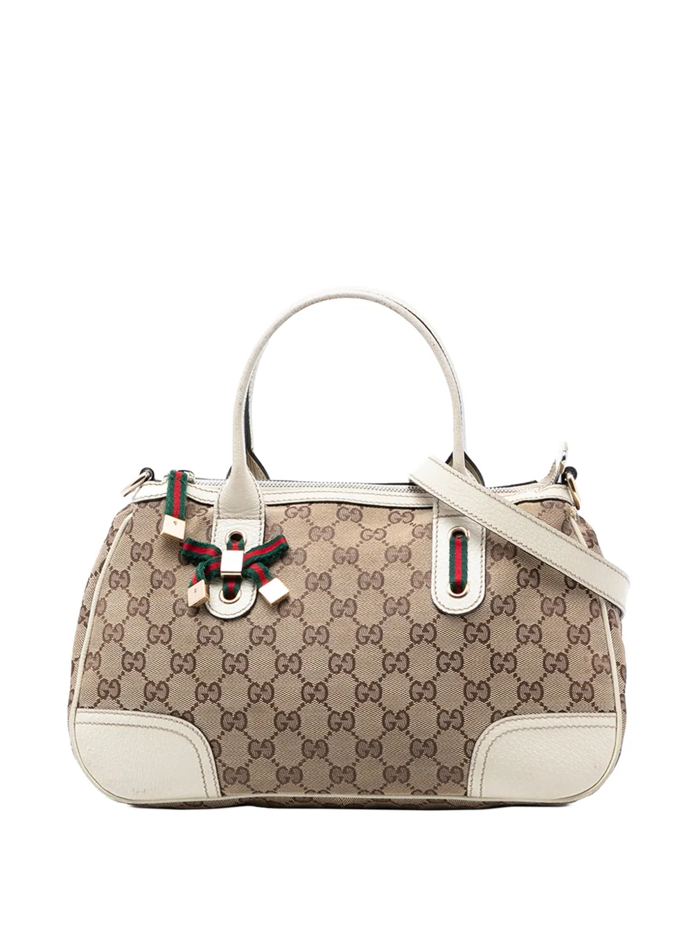 Gucci Pre-Owned 2016-2025 GG Canvas Princy satchel - Bianco