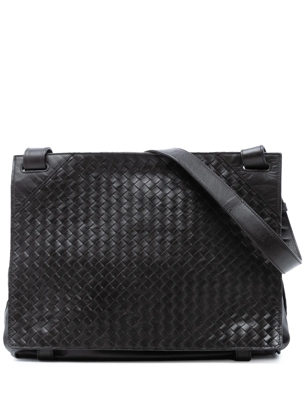 Bottega Veneta Pre-Owned 2008 Nappa Intrecciato Messenger Bag crossbody bag - Marrone