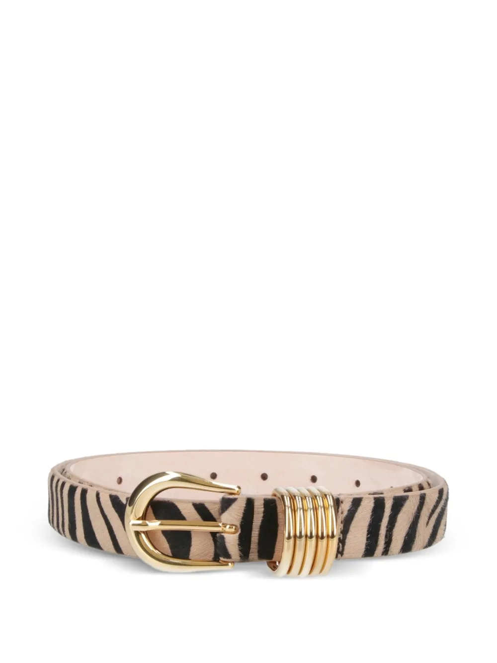 Déhanche Holly zebra gold belt - Neutrals
