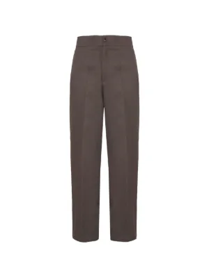 OUR LEGACY Pleated Borrowed Chino Trousers | Brown | FARFETCH RO
