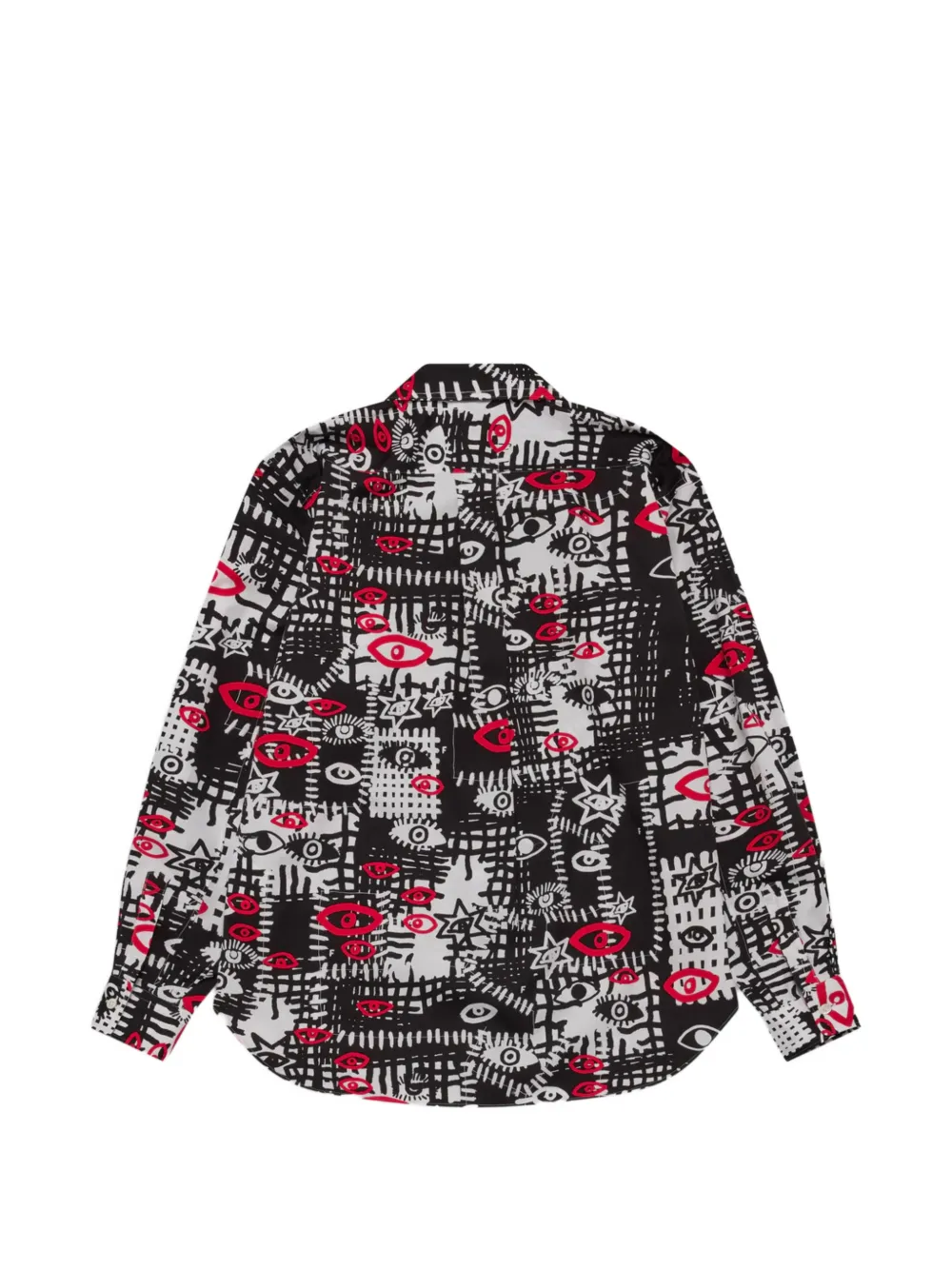 Black Comme Des Garçons Shirt met grafische print Zwart
