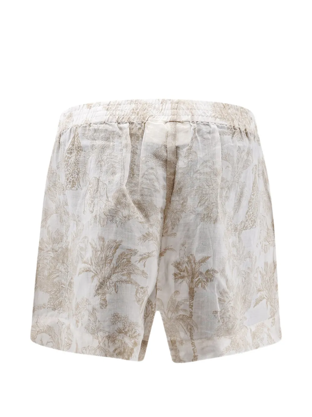MC2 Saint Barth Shorts met elastische taille Wit