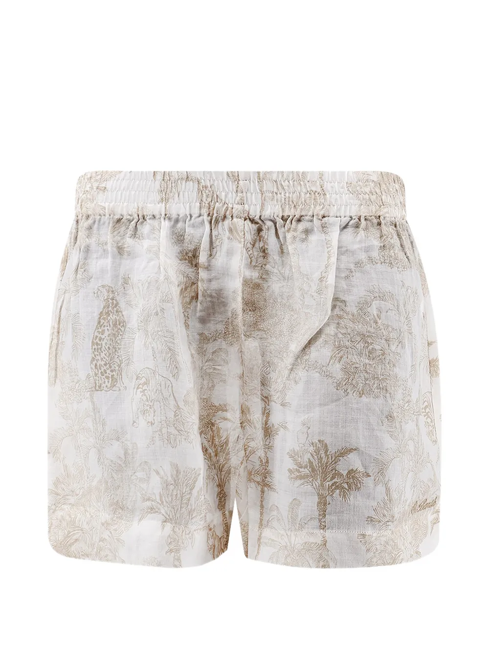 MC2 Saint Barth Shorts met elastische taille Wit
