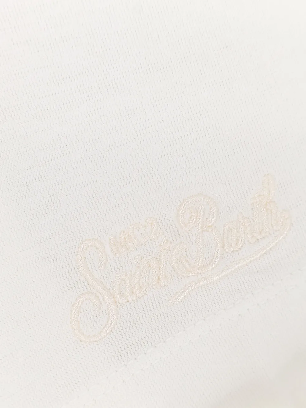 MC2 Saint Barth T-shirt met geborduurd logo Wit
