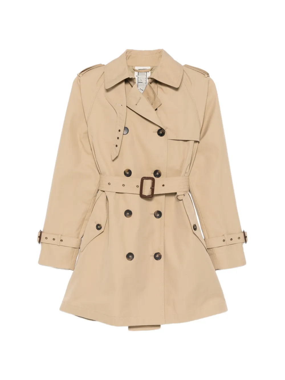 L'impermeabile Nelson buttoned trench coat - Toni neutri