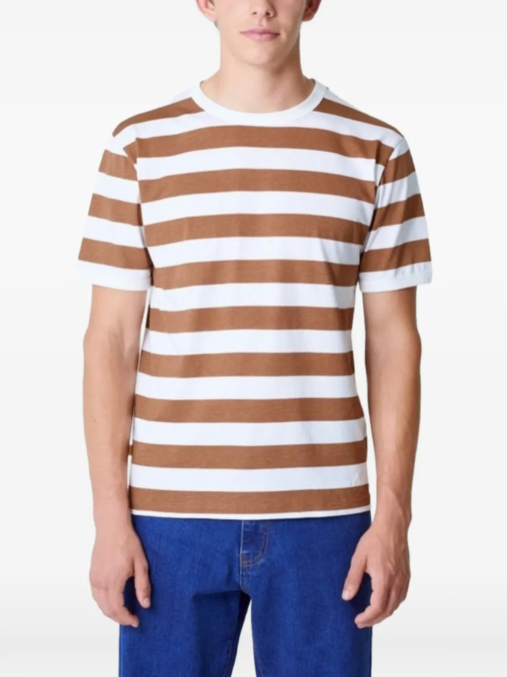  La Paz Striped T-shirt - Brown 